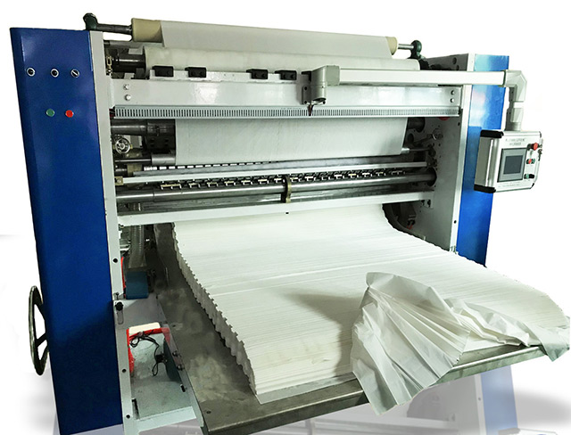 抽取式面巾纸折叠机的背景技术